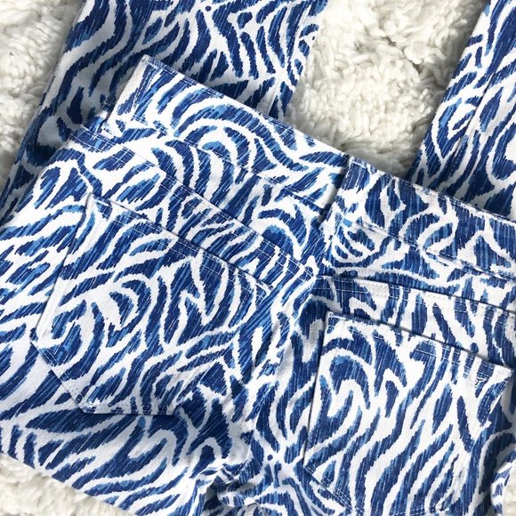 Vineyard Vines Nautical Zebra stripe Skinny Jeans sz 00 - Picture 4 of 5